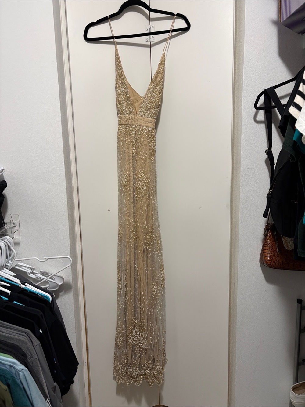 Windsor Beige Maxi Dress